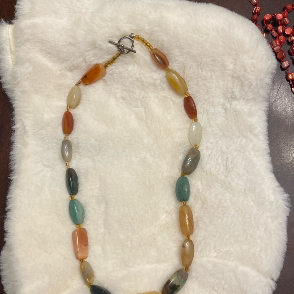 Gemstone necklace
